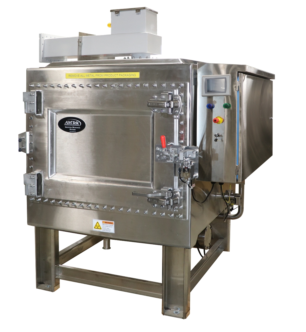 AMTek industrial microwave batch oven